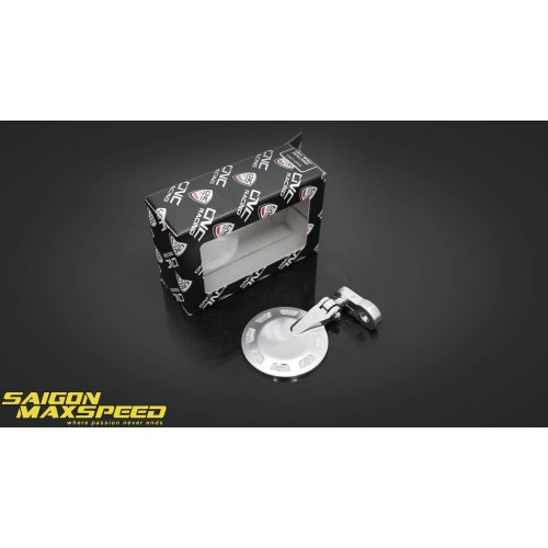 Gương Gù CNC Racing "Rocket" Sliver (chính hãng) Gương Gù CNC Racing "Rocket" Sliver (chính hãng)